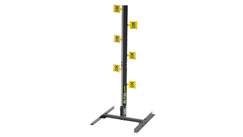 AR500 Rimfire Dueling Tree från CALDWELL erbjuder hållbarhet och rolig träning för skytte, perfekt för att förbättra träffsäkerheten med rimfire-vapen.